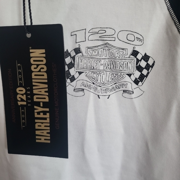 NWT Harley-Davidson Women\'s 120th Anniversary Long Sleeve Knit Top